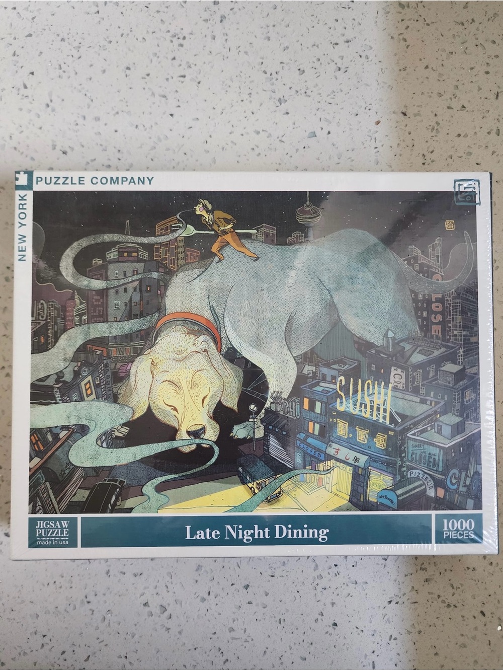 🧩New York Puzzle Company Late Night Dining - 1000 Piece Puzzle